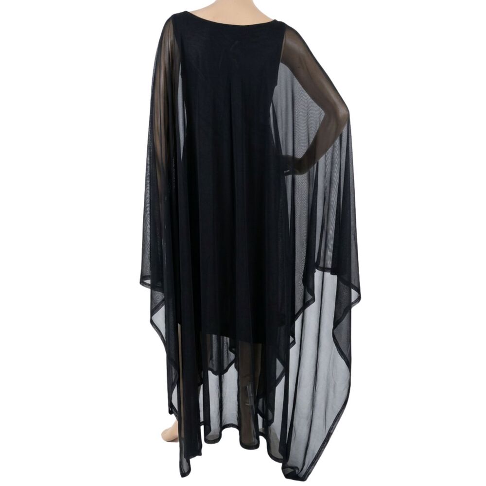 Killstar "Mystic" Hannah Hell Mesh Maxi Gothic Dark Romantic Dress Black Sz XS - Picture 5 of 9
